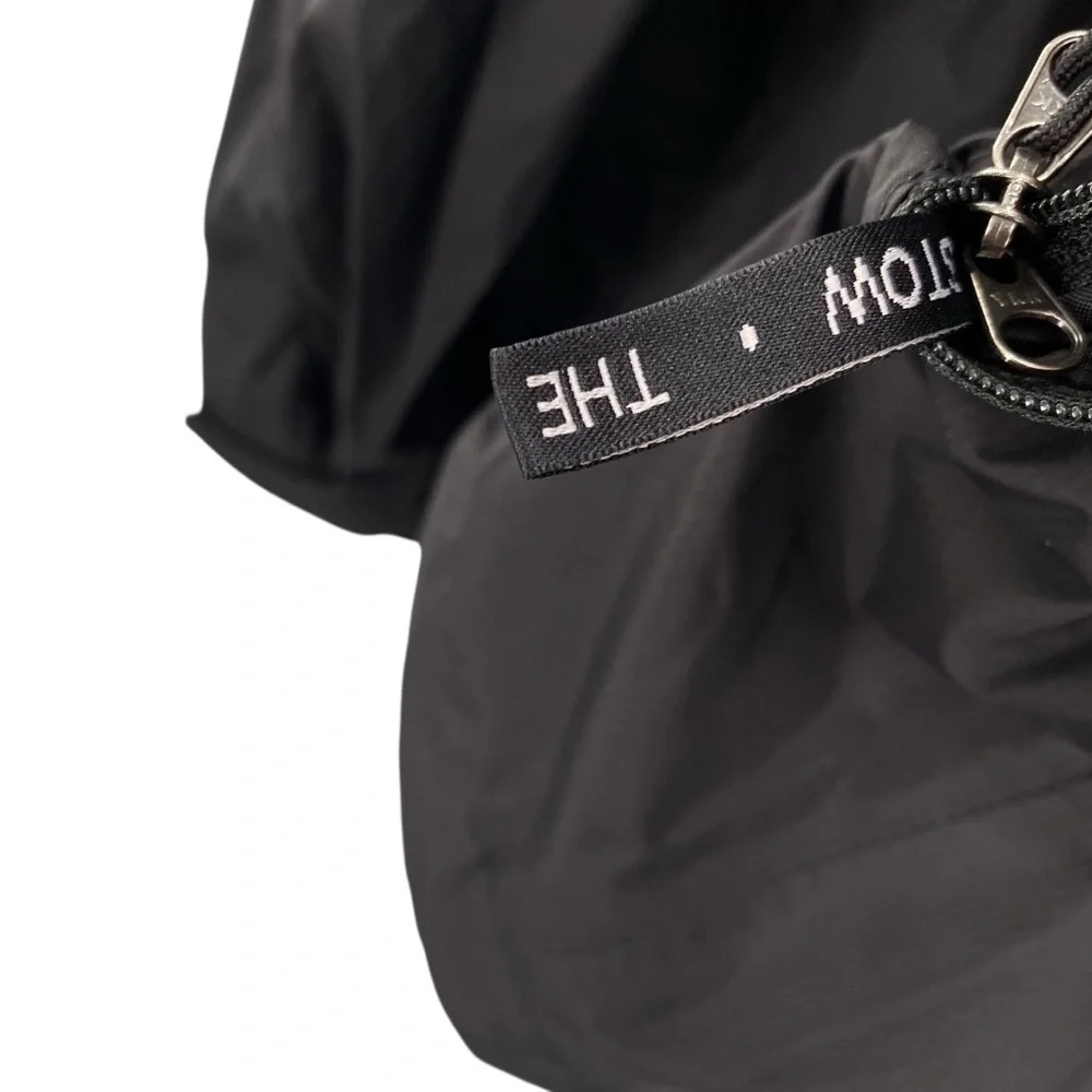 The North Face Men’s The Stow Black Lightweight Windbreaker Hooded Jacket